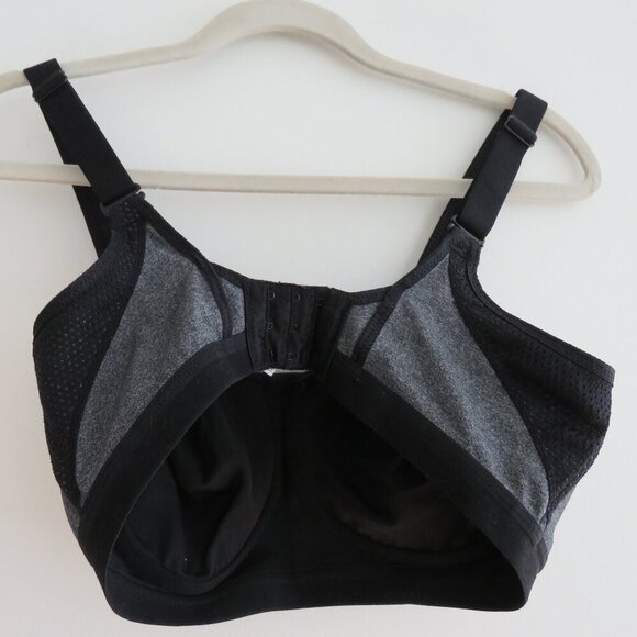 WACOAL Brandi Sport Underwire Bra in Gray Heather Support Athleisure - Size 34D - Picture 8 of 12